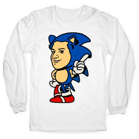 Sonic Ben Schwartz Parody Longsleeve Tee